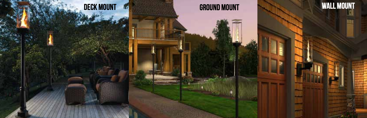 Tempest Outdoor Gas Lantern Propane or Natural Gas