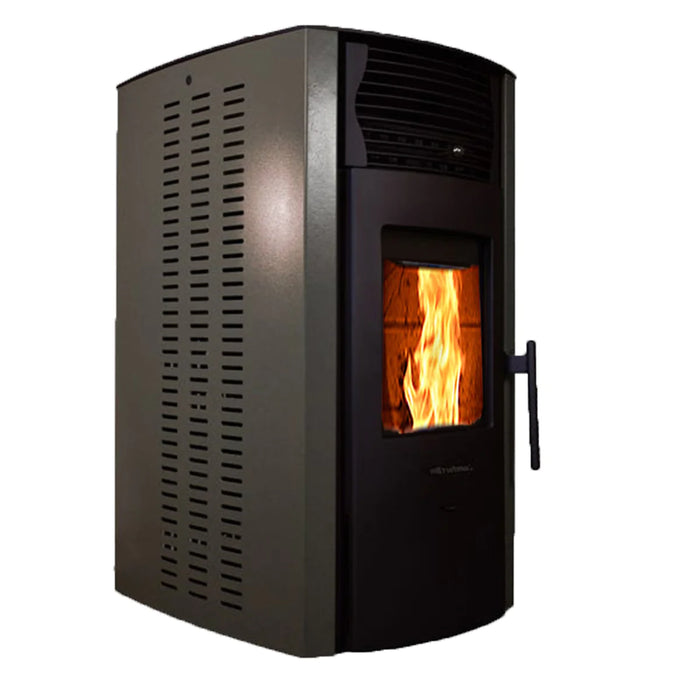 ComfortBilt HP50 2,200 sq. ft. EPA Certified Pellet Stove with Auto Ignition and 47 lb GREY/BLACK