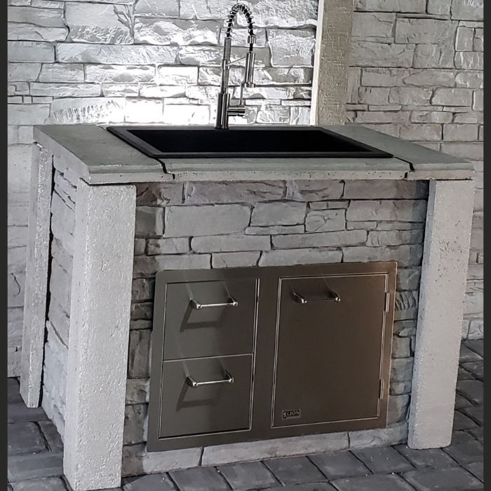 Stone Kitchen Sink Unit