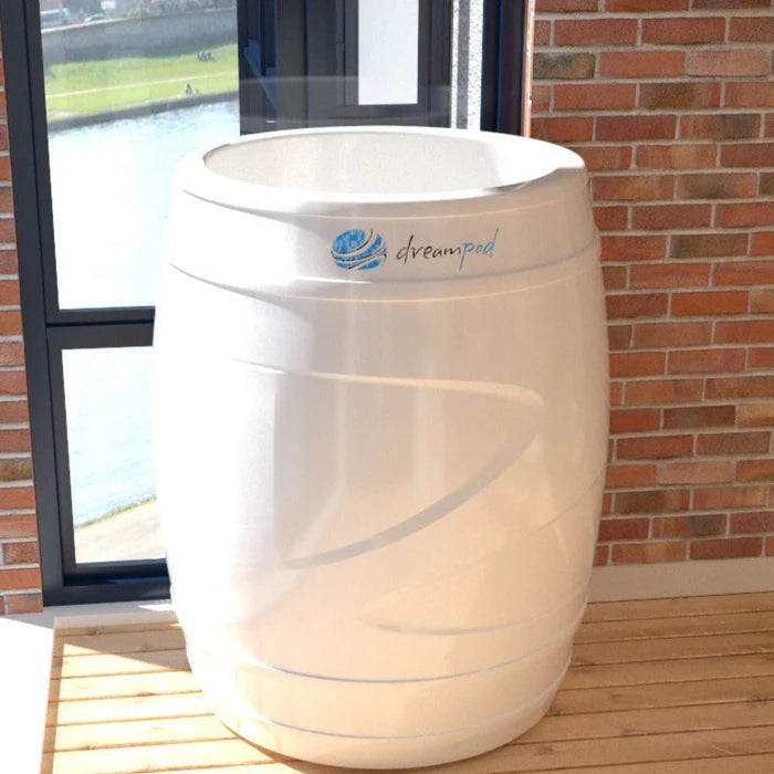 Dreampod Cold Plunge Barrel with Chiller - White