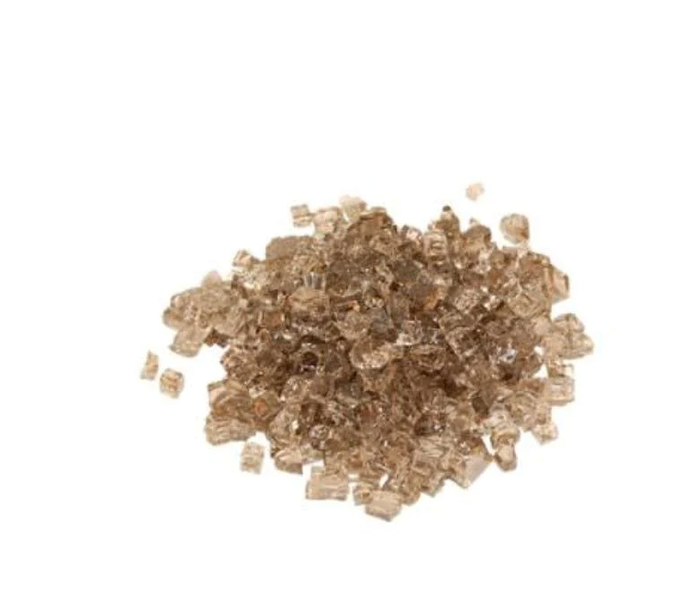 Real Fyre Fire Glass for Contemporary Gas Burners Insert Fireplaces CG Products Bronze 5 lb. Package