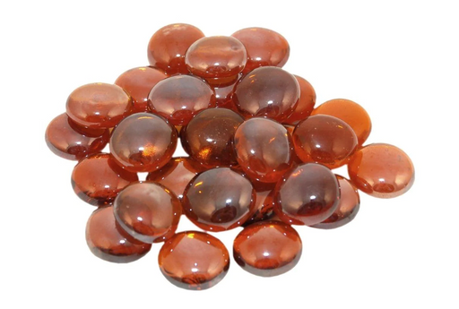 Real Fyre Fire Gems for Contemporary Gas Burners Insert Fireplaces CG Products Deep Amber 5 lb. Package