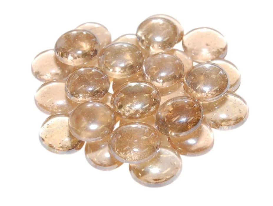 Real Fyre Fire Gems for Contemporary Gas Burners Insert Fireplaces CG Products Champagne 5 lb. Package