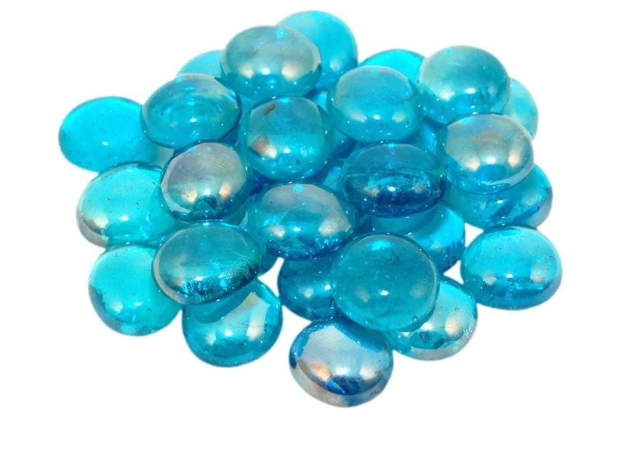 Real Fyre Fire Gems for Contemporary Gas Burners Insert Fireplaces CG Products Blue Topaz 5 lb. Package