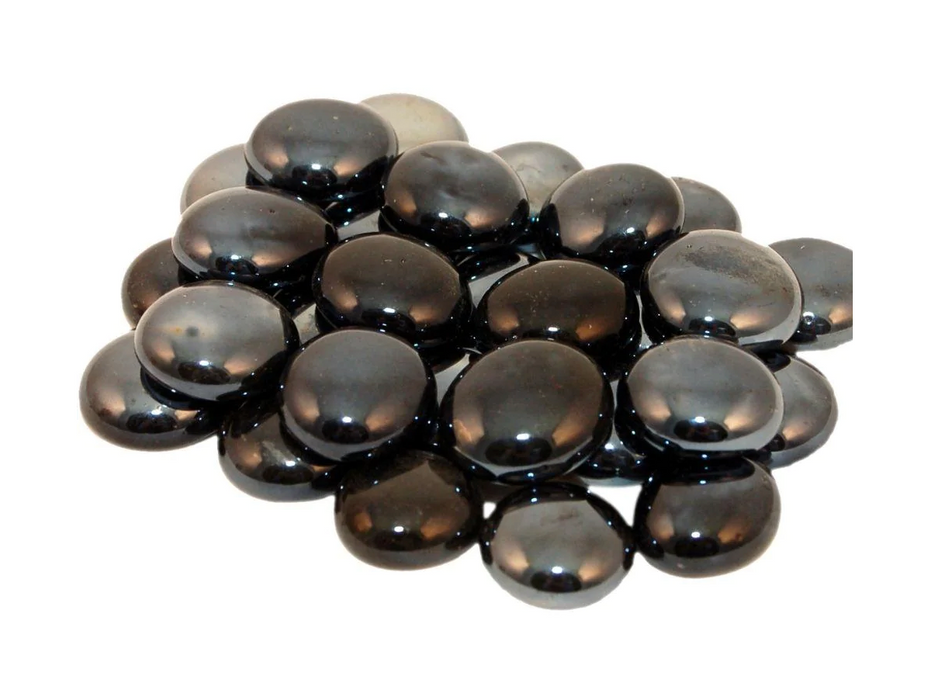 Real Fyre Fire Gems for Contemporary Gas Burners Insert Fireplaces CG Products Black Pearl 5 lb. Package