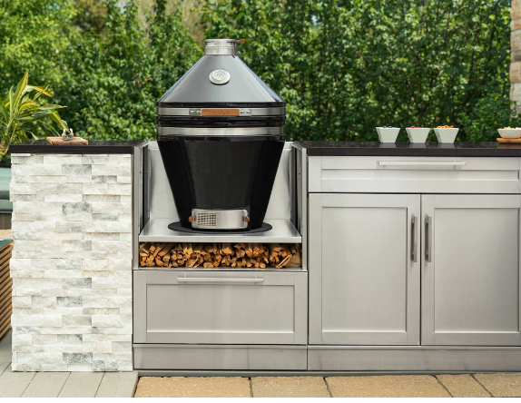 Outdoor Kitchen Signature Series 7 Piece Cabinet Set with Sink Cabinet