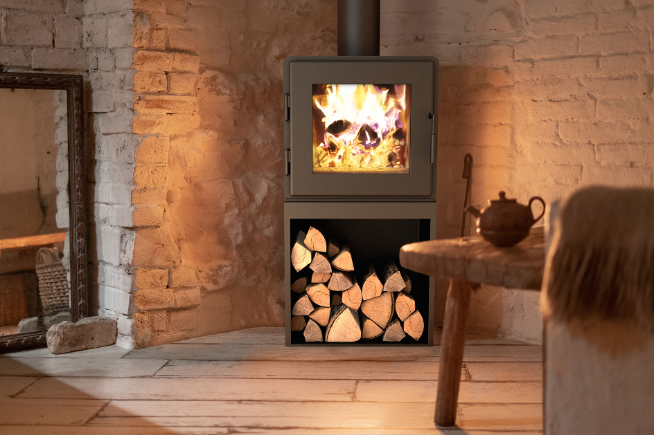 Nova 2500 Square Direct Vent Freestanding Wood Burning Stove