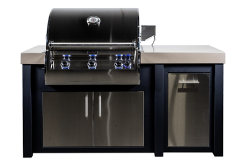 Fire Magic 71" Outdoor Kitchen Island Bundle with FireMagic Echelon Diamond E660I Built-In Grill