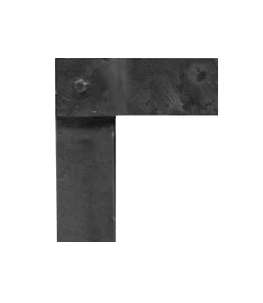 Empire White Mountain Hearth Forged Iron Frame, Distressed Pewter - DFF48FPD