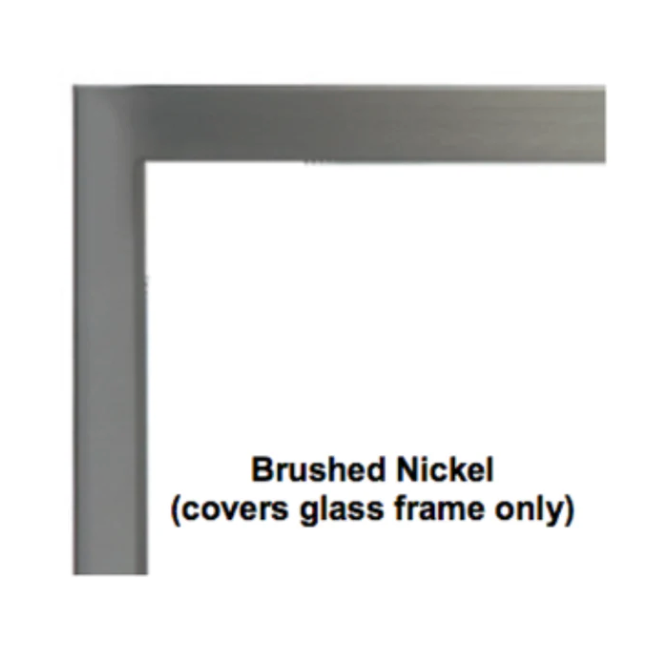 Empire White Mountain Hearth Beveled Frame, 1.5-in., Brushed Nickel - DF602NB