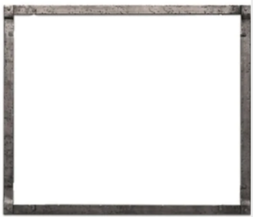 EMPIRE BOULEVARD DIRECT VENT LINEAR FIREPLACE 36" FORGED IRON FRONT, 3 INCH