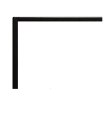 Empire DF362VBL Black Beveled Frame 1 1/2-in For Boulevard 36 Linear Fireplace