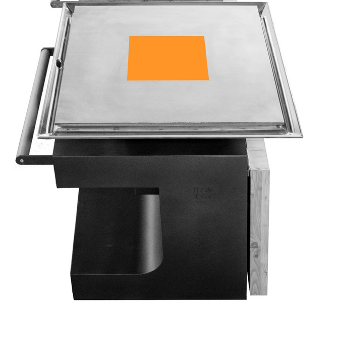 Luxury Bonton Pellet Grill - Easy to Fuel and Clean with WiFi Connection - Anthracite Grey - Round