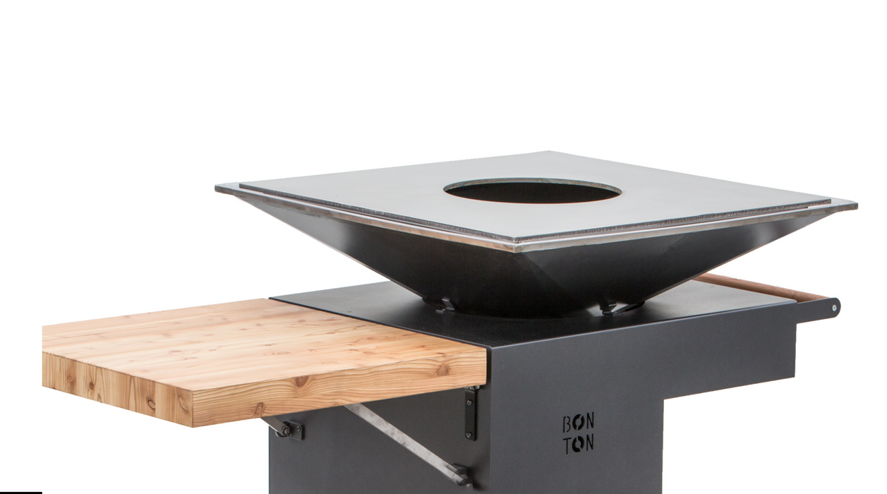Luxury Bonton Pellet Grill - Easy to Fuel and Clean with WiFi Connection - Square