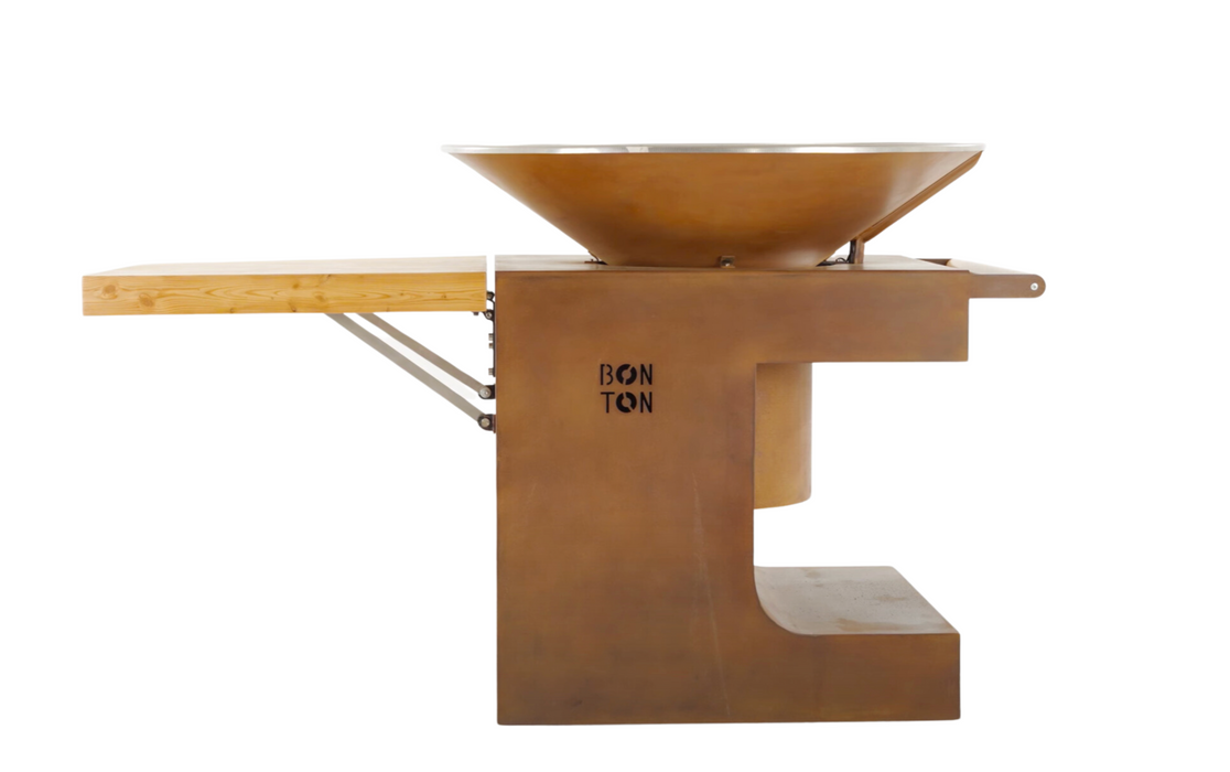 Luxury Bonton Pellet Grill - Easy to Fuel and Clean with WiFi Connection - Square