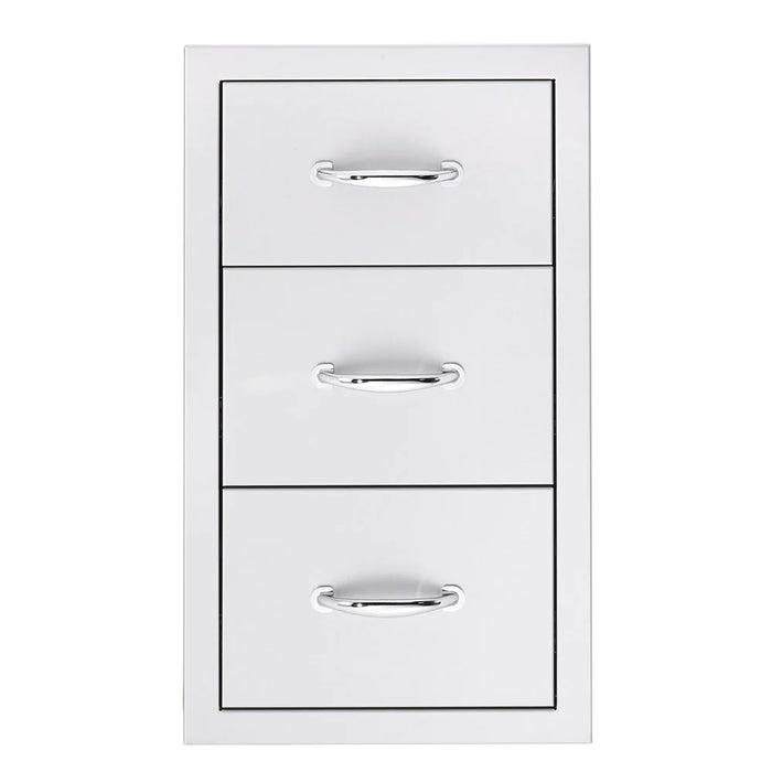 TrueFlame 17" Triple Drawer - TF-DR3-17
