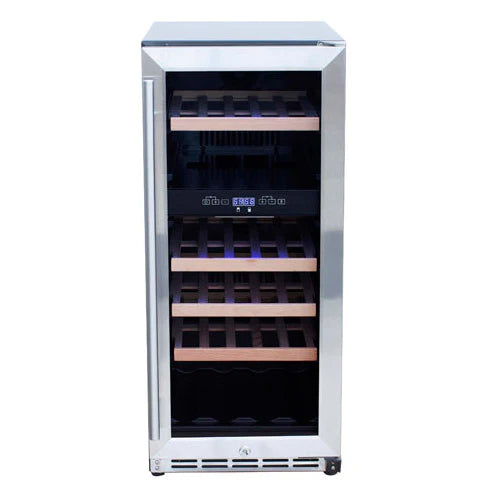 TrueFlame 15" Outdoor Rated Dual Zone Wine Cooler