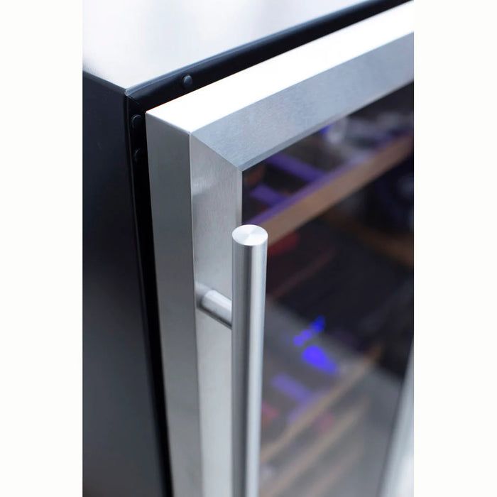 TrueFlame 15" Outdoor Rated Dual Zone Wine Cooler