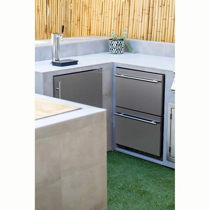 TrueFlame 24" 6.6C Deluxe Outdoor Rated Kegerator