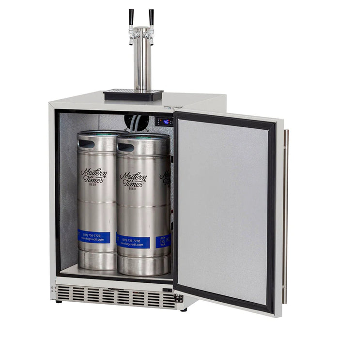 TrueFlame 24" 6.6C Deluxe Outdoor Rated Kegerator