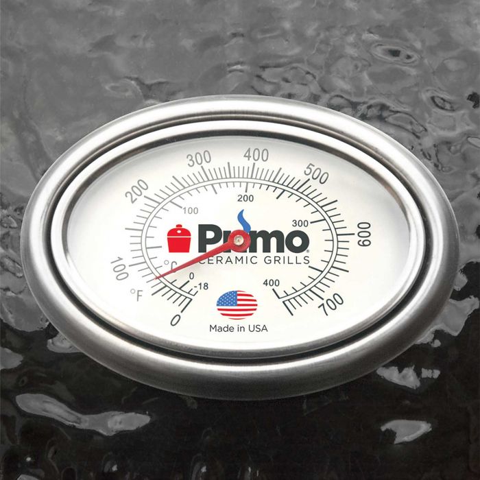 Primo Oval 200 Grill With Steel Cart & Side Shelves