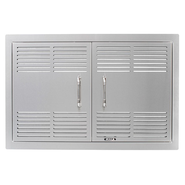 Bull BG-44570 Stainless Steel Vented Double Doors, 30-Inch