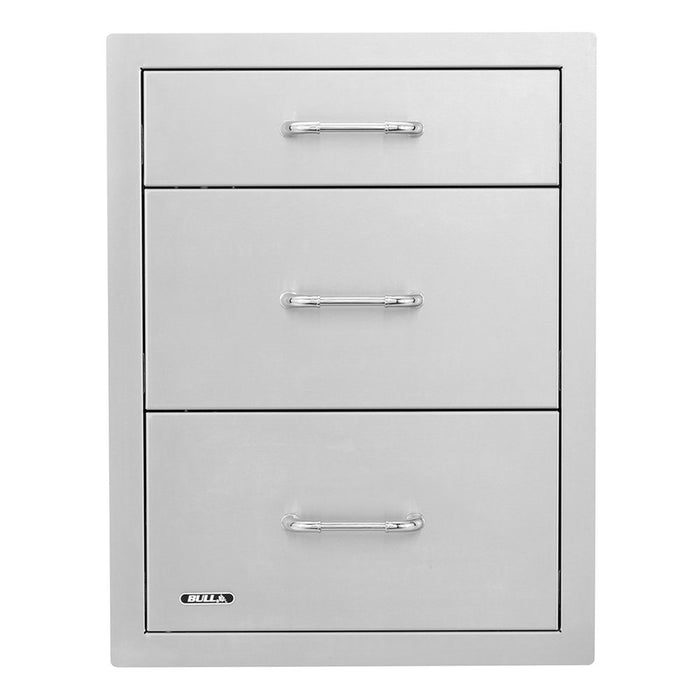 Bull BG-58110 Stainless Steel Triple Drawer Cabinet
