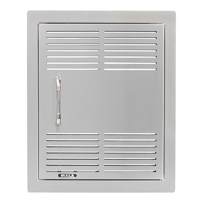 Bull 18-Inch Vented Stainless Steel Single Access Door W/ Reveal - Vertical - 90000