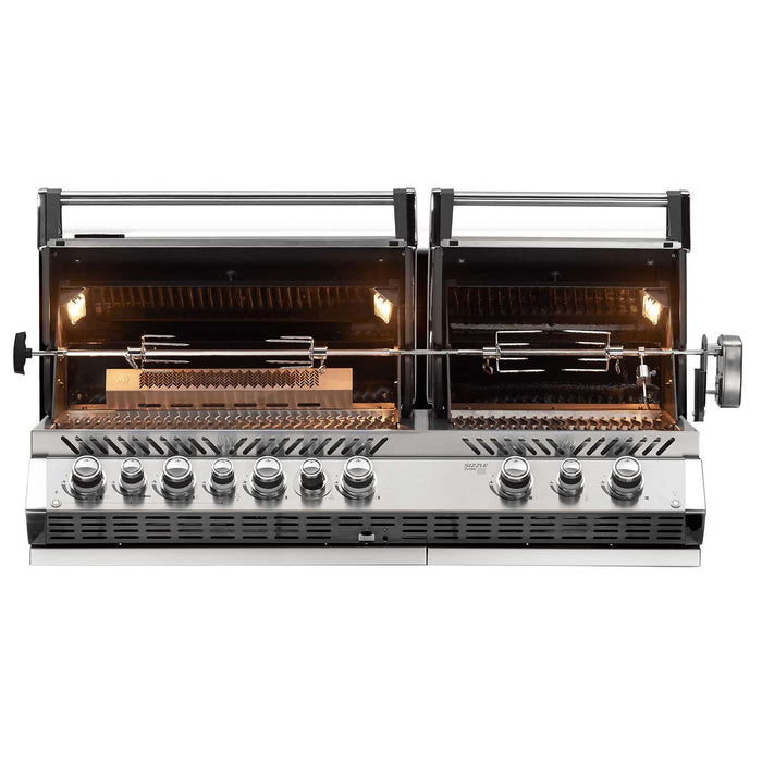 Napoleon BIPRO825RBISS-3 Prestige PRO 825 Built-In Gas Grill with Rotisserie