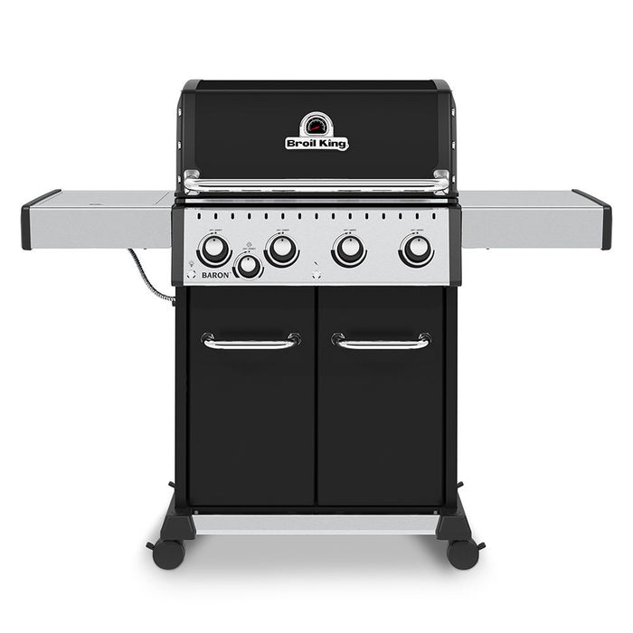 Broil King BR-440 Baron 440 Pro 4-Burner Gas Grill with Side Burner, 57-Inches