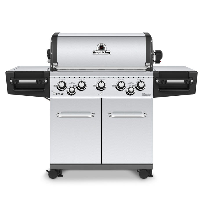 Broil King REG-S590P Regal S590 Pro 5-Burner Freestanding Grill with Side Burner, 32-Inches