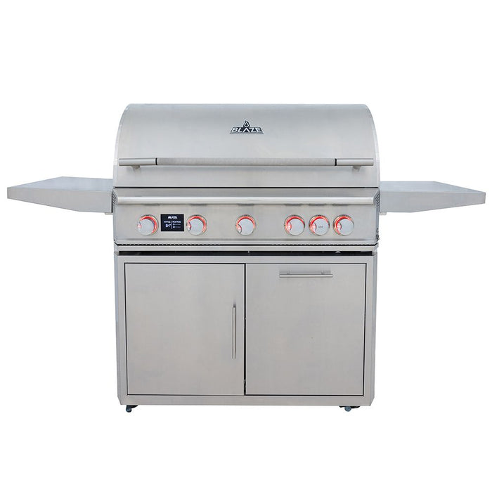 Blaze LTE PRO 40-Inch 5-Burner Gas Grill With Rear Infrared Burner & Rotisserie with Cart