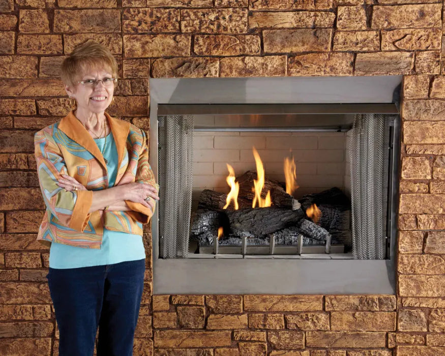 Carol Rose by Empire ONI Outdoor Harmony Intermittent Pilot Gas Burner with Remote