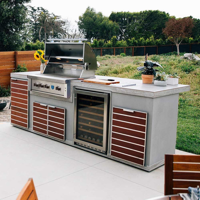 American Made Grills AMG-EST42-CART Estate 42-Inch Gas Grill with Infrared Searing Burner and Rotisserie Kit on Cart