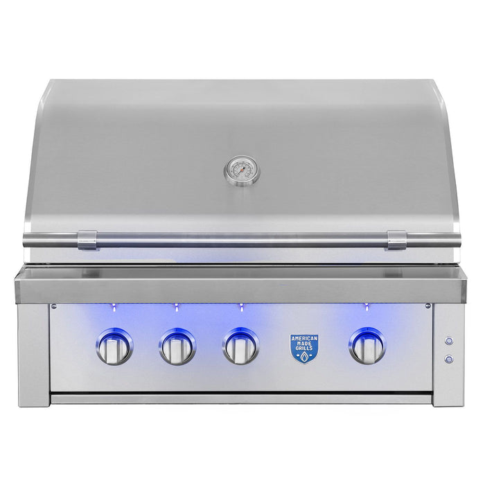 American Made Grills AMG-EST36 Estate 36-Inch Built-In Gas Grill with Infrared Searing Burner and Rotisserie Kit
