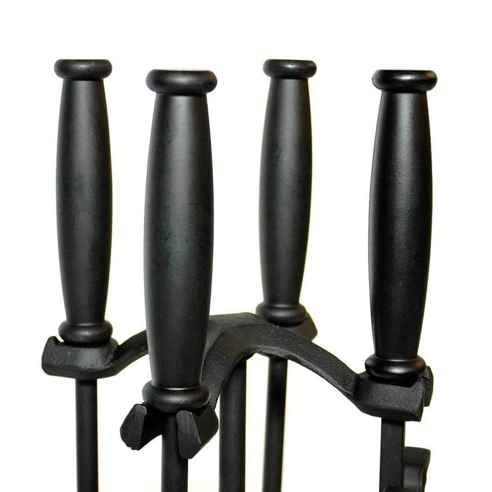 Pilgrim 5 Piece Matte Black Tool Set - Black Barrel Handles - 18032