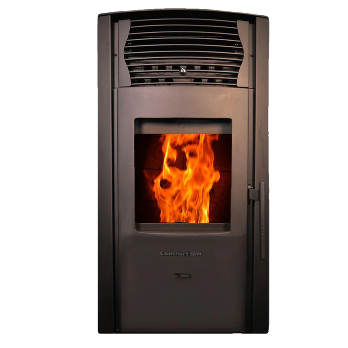 ComfortBilt HP50 2,200 sq. ft. EPA Certified Pellet Stove with Auto Ignition and 47 lb GREY/BLACK