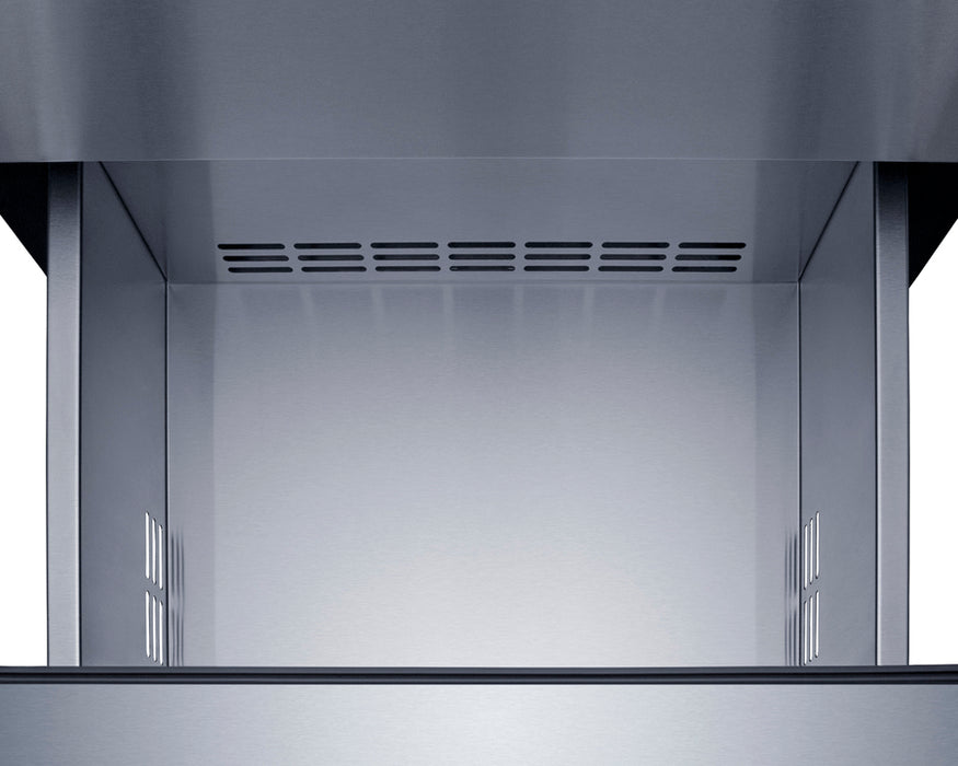 Summit Indoor 24" Wide Built-In 3-Drawer All-Refrigerator