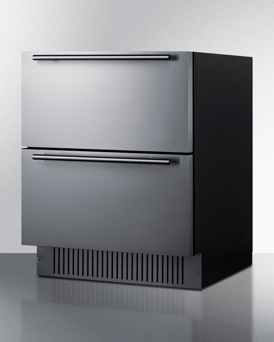 Summit 27" Wide 2-Drawer All-Refrigerator, ADA Compliant