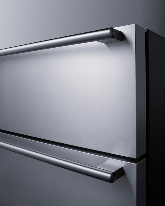 Summit Indoor 24" Wide Built-In 3-Drawer All-Refrigerator