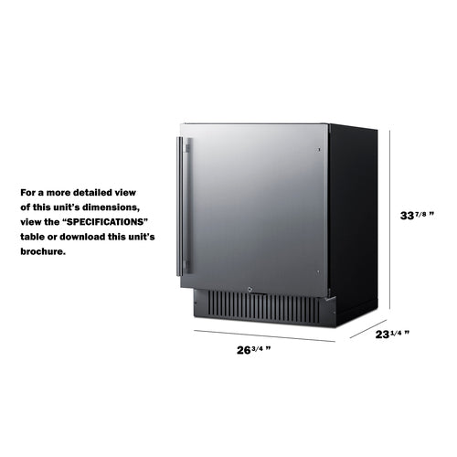 Summit 27" Wide Outdoor All-Refrigerator