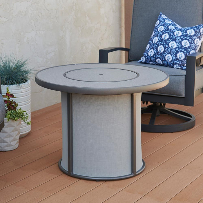 The Outdoor GreatRoom Company SF-32-K Stonefire Gas Fire Table, 32x32-Inches - Grey