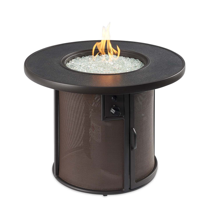 The Outdoor GreatRoom Company SF-32-K Stonefire Gas Fire Table, 32x32-Inches - Brown