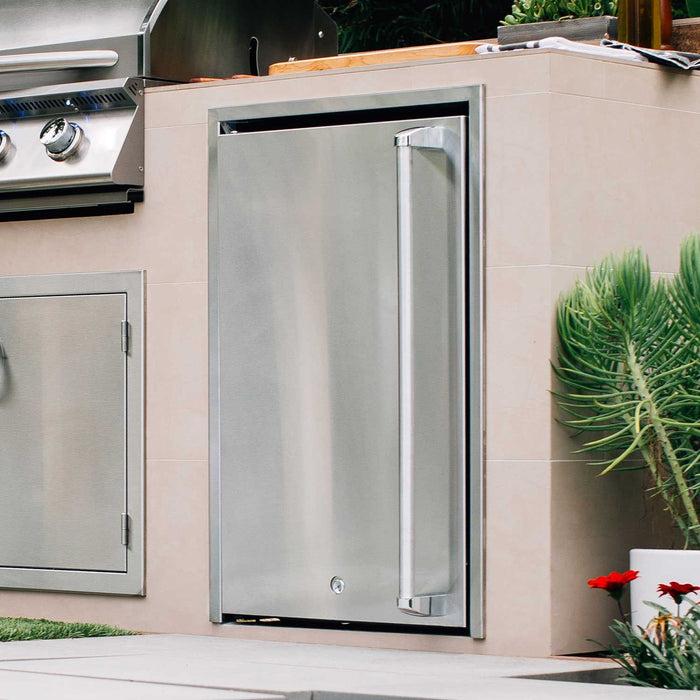 Summerset SSRFR-SL Stainless Steel Refrigerator Door Liner, Left to Right Opening