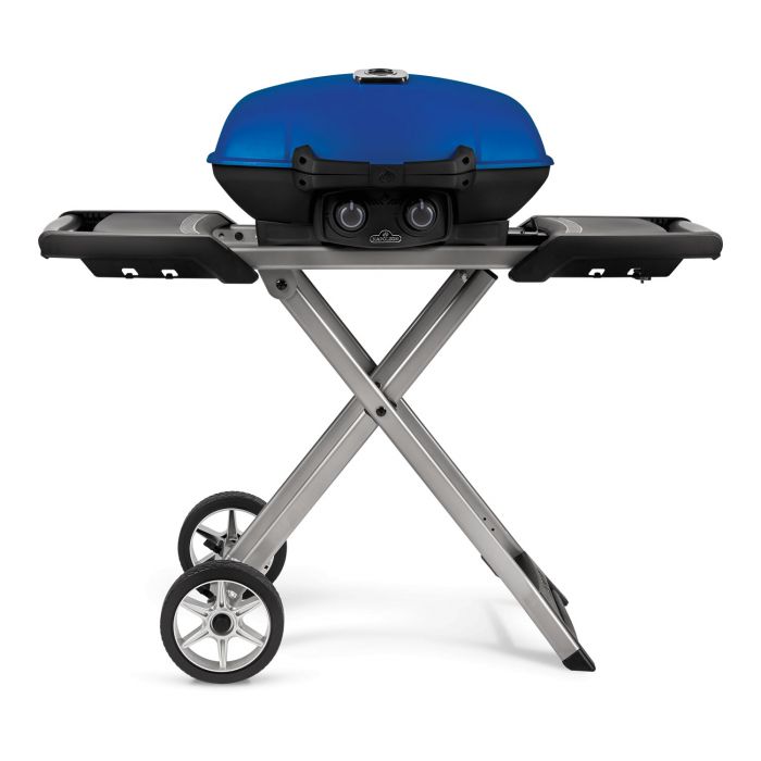 Napoleon TQ285X-BL-1 TravelQ 285 Portable Grill with Scissor Cart, Propane
