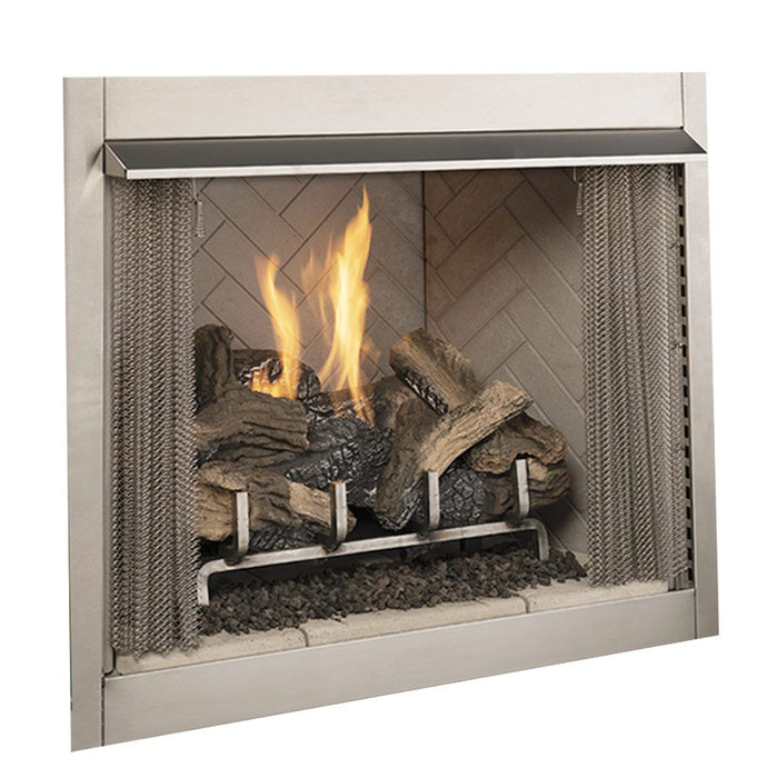 Superior 36-Inch Electronic Ignition Vent-Free Outdoor Gas Fireplace with Remote (VRE3236) Complete