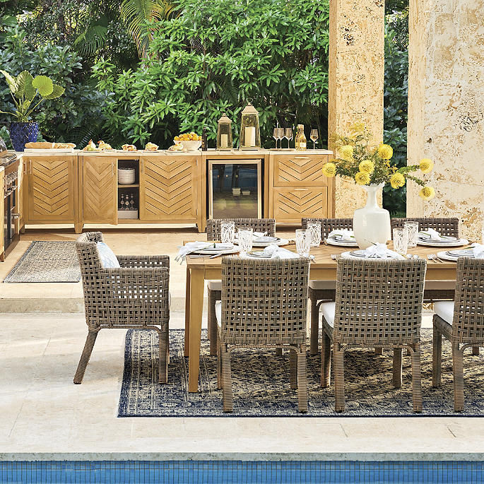 Seton 7-pc. Dining Set + Cushions
