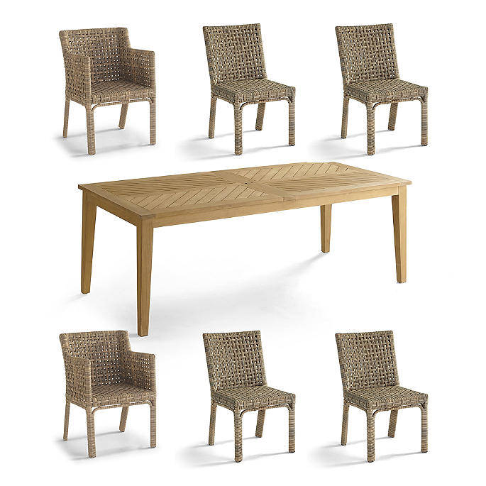 Seton 7-pc. Dining Set + Cushions