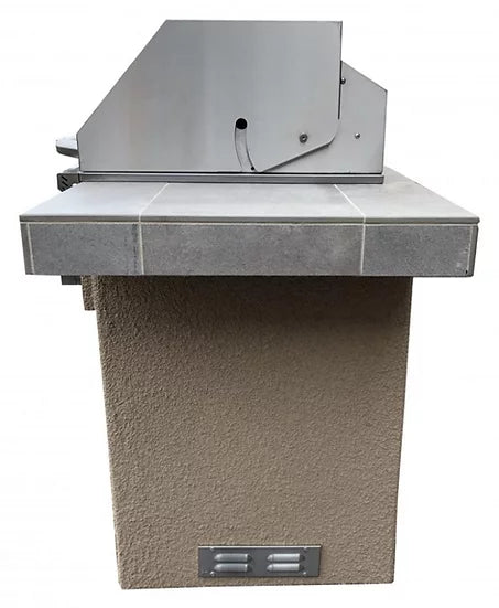 Antigua 6' BBQ Island Built In BBQ Grill Side Burner and Bar on one Side BBQ GRILL KoKoMo Grills