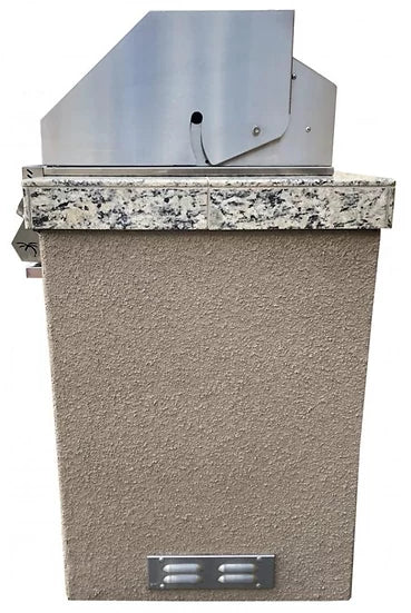The 5' Maldives BBQ Island with Built In 4 Burner BBQ Grill and Access Door BBQ GRILL KoKoMo Grills